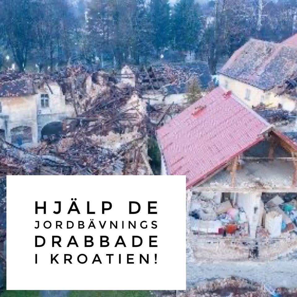 Caritas stöd efter jordbävningen i Kroatien